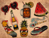 Ben Verhoek-Summer Stuff Tattoo Flash Sheet