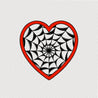 Spider web heart