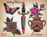 Anthony - Pink Green Gold