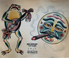 Ben Verhoek-Frog/Moon Man 8x10 flash sheet